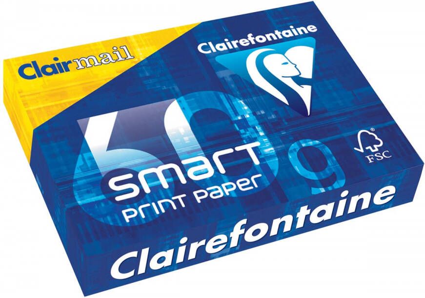 Clairefontaine Smart Printing printpapier ft A4, 60 g, pak van 500 vel online kopen
