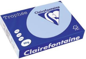 Clairefontaine TrophÃÂ©e Pastel A4 80 g 500 vel helder blauw