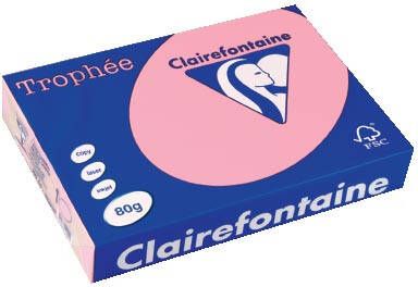 Clairefontaine Trophée gekleurd papier A4 80 g 500 vel roze
