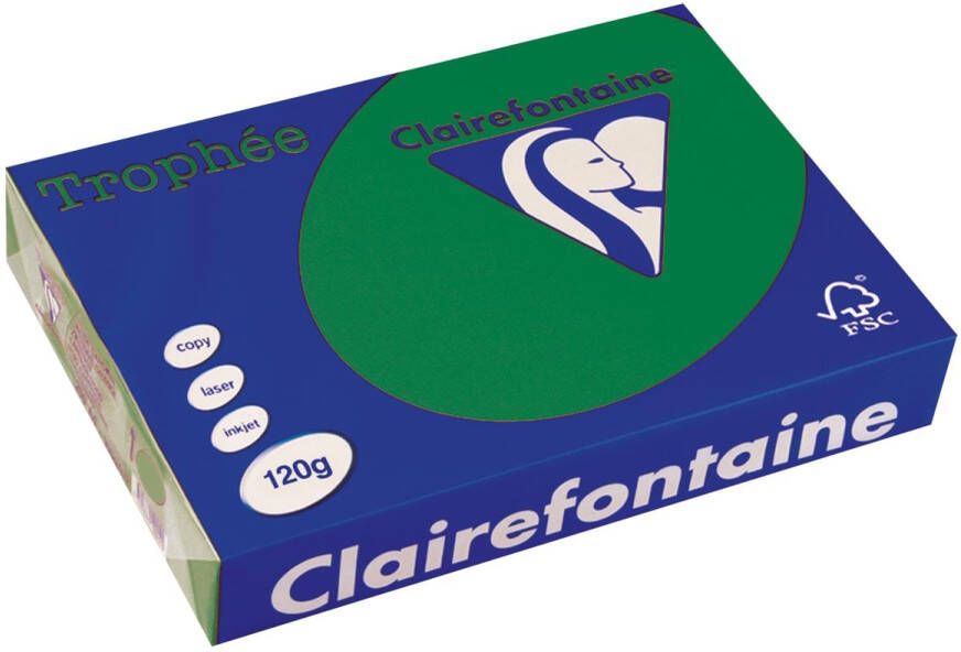 Clairefontaine TrophÃÂ©e Intens gekleurd papier A4 120 g 250 vel dennengroen