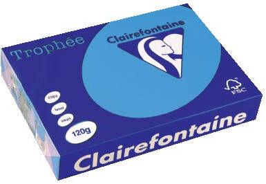 Clairefontaine Trophée Intens gekleurd papier A4 120 g 250 vel koningsblauw