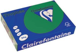 Clairefontaine Trophée Intens gekleurd papier A4 80 g 500 vel dennegroen