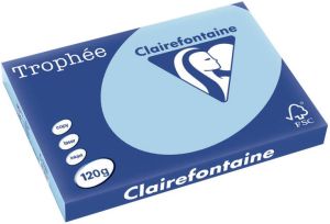 Clairefontaine Trophée Pastel gekleurd papier A3 120 g 250 vel blauw