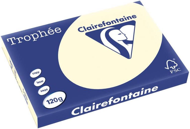 Clairefontaine TrophÃÂ©e Pastel gekleurd papier A3 120 g 250 vel crÃÂ¨me