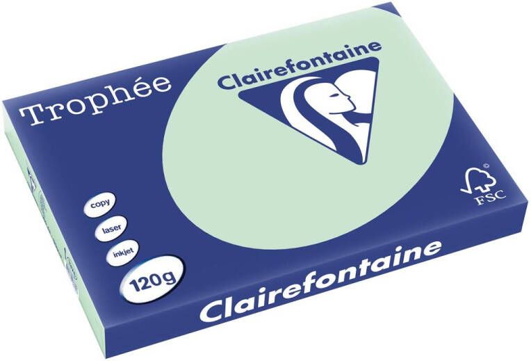 Clairefontaine TrophÃÂ©e Pastel gekleurd papier A3 120 g 250 vel groen
