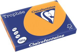 Clairefontaine Trophée Pastel gekleurd papier A3 120 g 250 vel oranje
