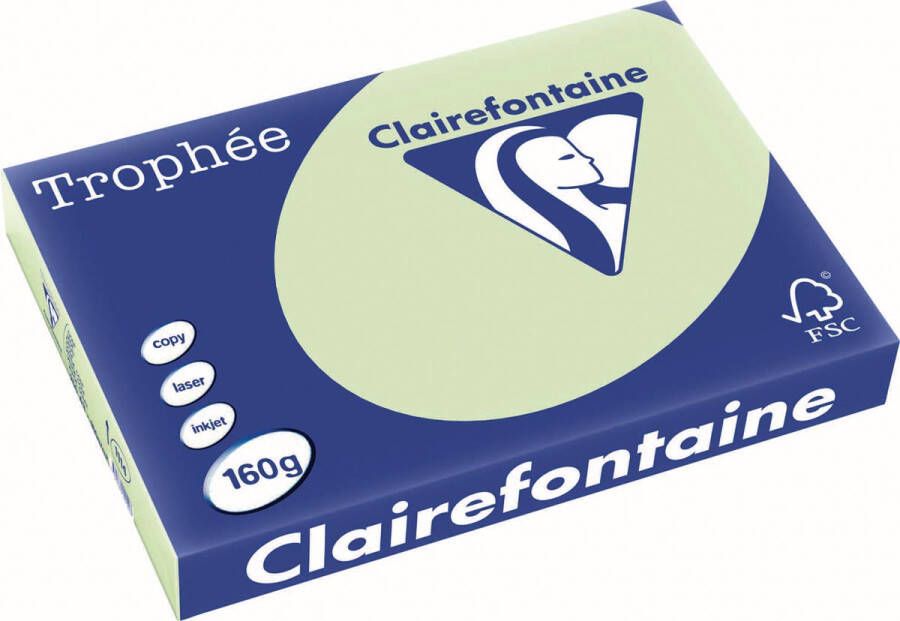 Clairefontaine Trophée Pastel gekleurd papier A3 160 g 250 vel golfgroen