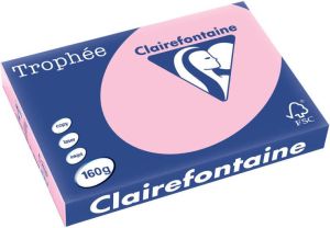 Clairefontaine Trophée Pastel gekleurd papier A3 160 g 250 vel roze
