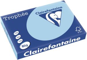 Clairefontaine Trophée Pastel gekleurd papier A3 80 g 500 vel blauw
