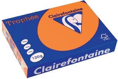 Clairefontaine Trophée Pastel gekleurd papier A4 120 g 250 vel oranje