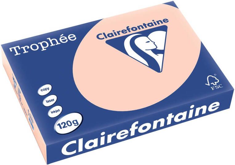 Clairefontaine Trophée Pastel gekleurd papier A4 120 g 250 vel zalm
