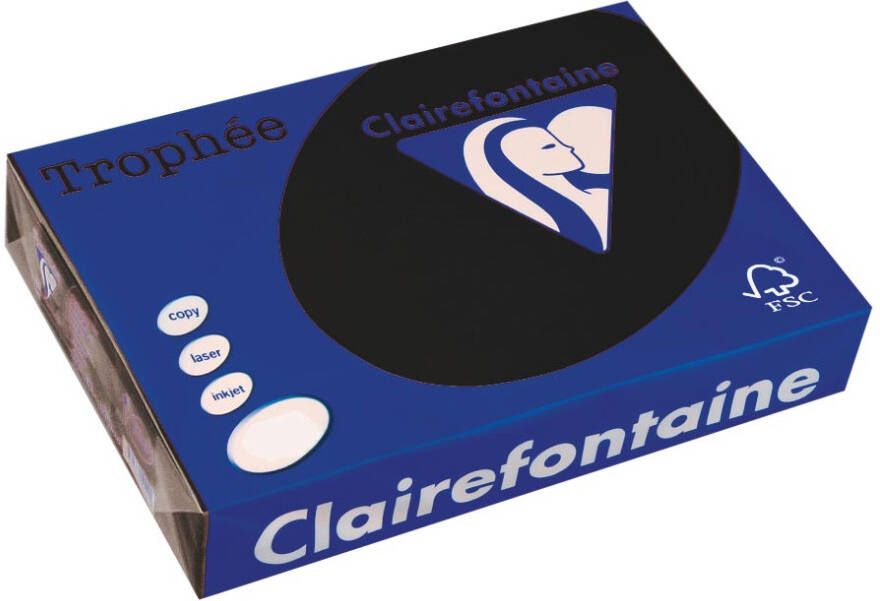 Clairefontaine Trophée Pastel gekleurd papier A4 160 g 250 vel zwart