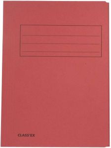 Classex Class&apos;ex dossiermap 3 kleppen ft 23 7 x 34 7 cm (voor ft folio) geassorteerde kleuren