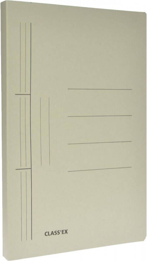 Classex Class&apos ex hechtmap ft 25 x 34 7 cm(voor ft folio ) grijs