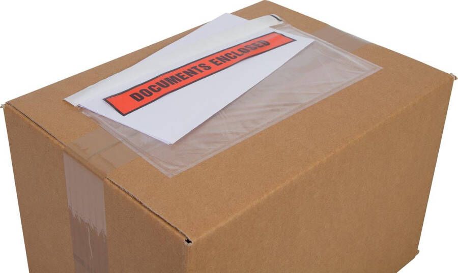 Cleverpack documenthouder Documents Enclosed ft 230 x 112 mm pak van 100 stuks