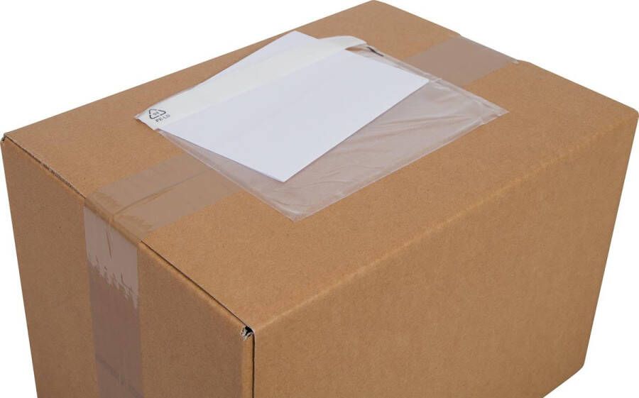 Cleverpack documenthouder onbedrukt ft 165 x 112 mm pak van 100 stuks