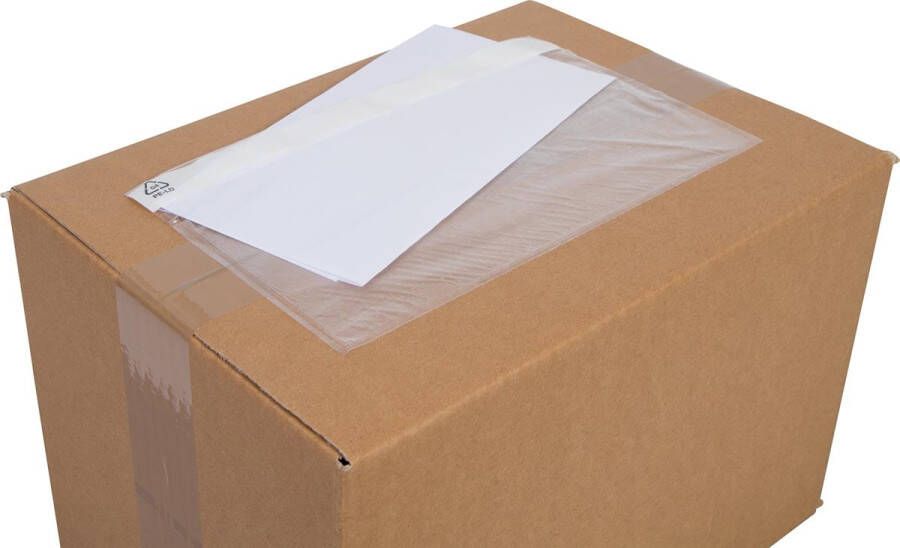 Cleverpack Paklijstenvelop zelfklevend onbedrukt 230x110mm pak Ã  100 stuks