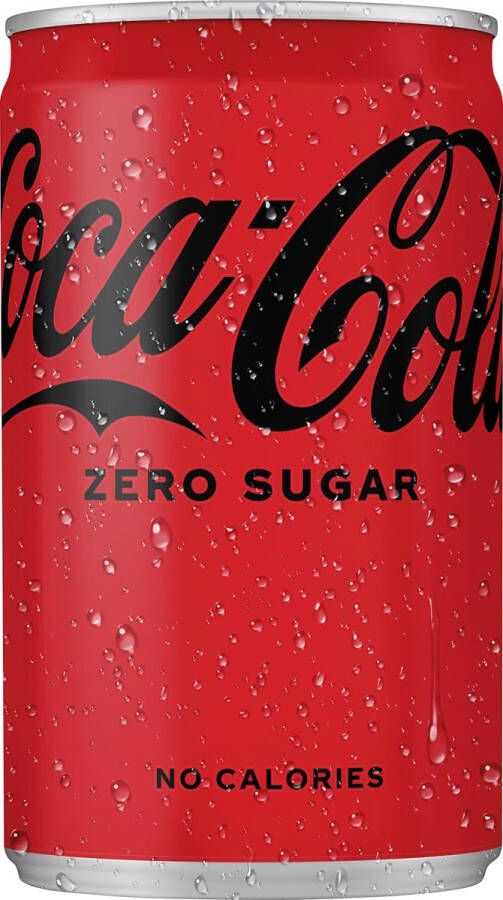 Coca Cola Company Coca-Cola Zero frisdrank mini blik van 15 cl pak van 24 stuks