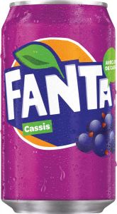 Coca Cola Company Fanta Cassis frisdrank blik van 33 cl pak van 24 stuks