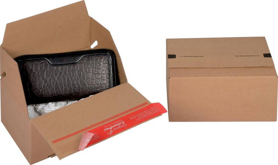 Colompac Eurobox Size S binnenformaat 195 x 145 x 90 mm bruin