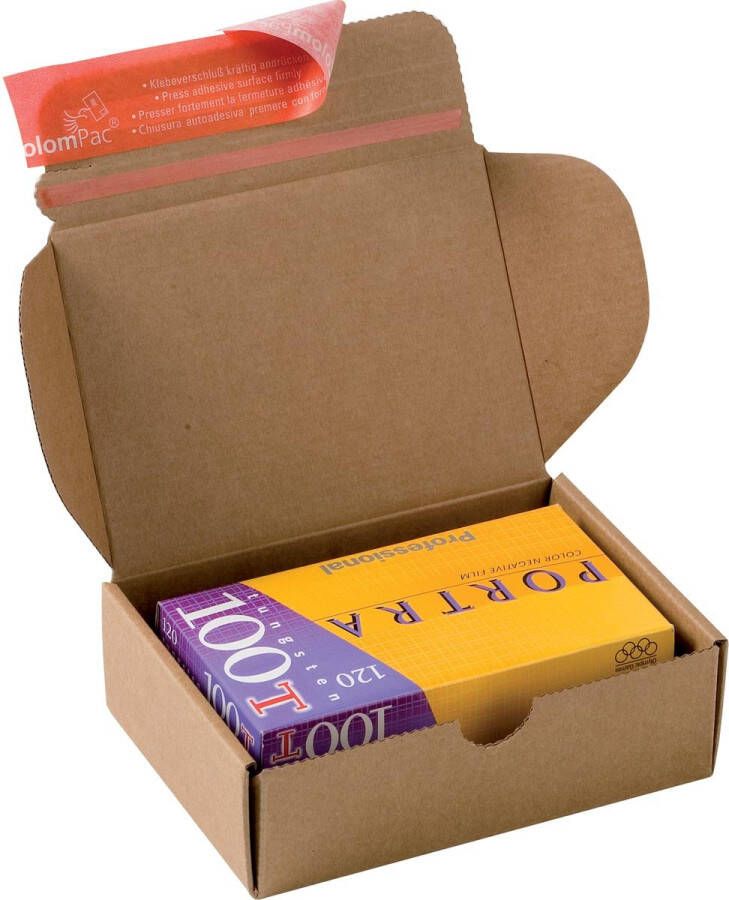 Colompac verzenddoos Modulbox binnenformaat 140 x 101 x 43 mm bruin