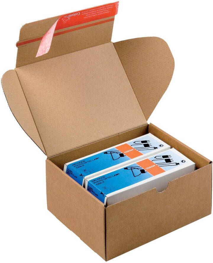 Colompac verzenddoos Modulbox binnenformaat 192 x 155 x 91 mm bruin