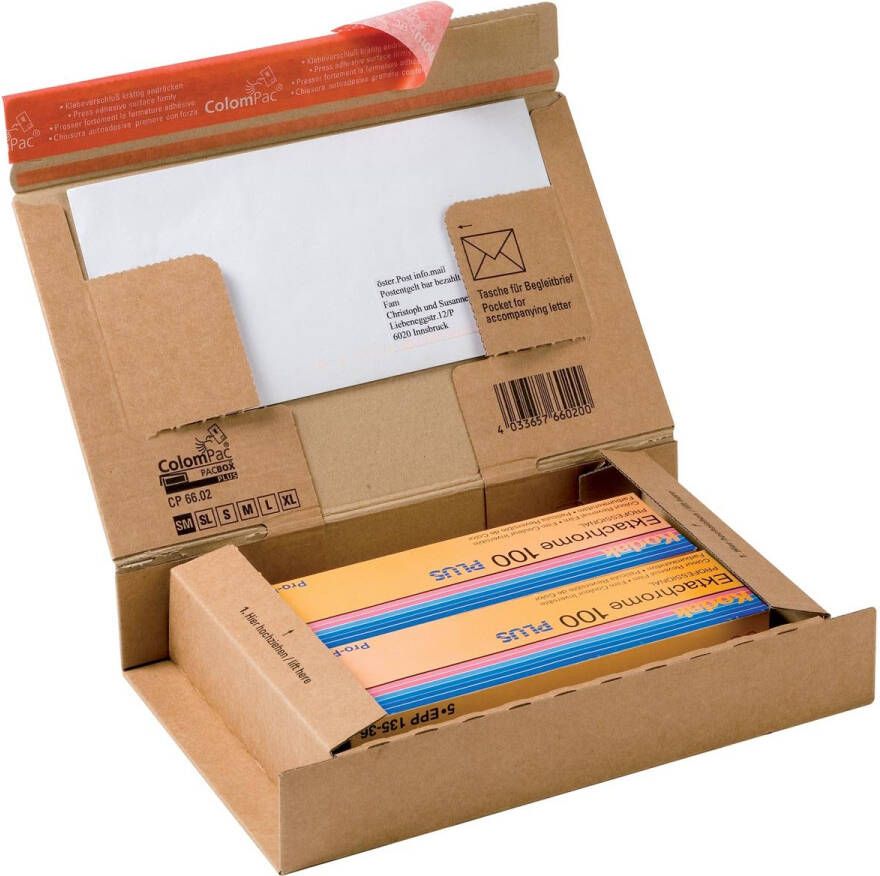 Colompac verzenddoos voor smartphones tot 5 inch CP066 ft 21 5 x 15 5 x 4 3 cm bruin