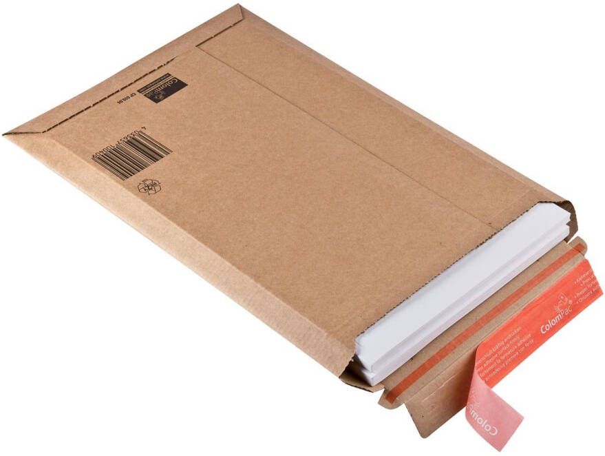 Colompac verzendenvelop CP010 ft 23 5 x 34 x 3 5 cm bruin