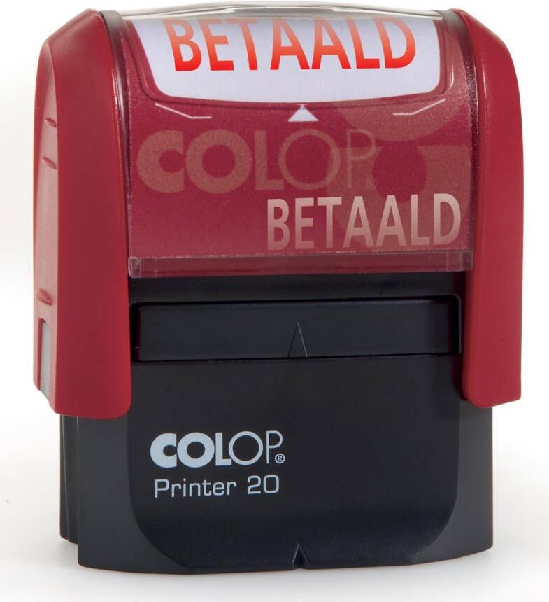 Colop Tekststempel Printer 20 L betaald rood