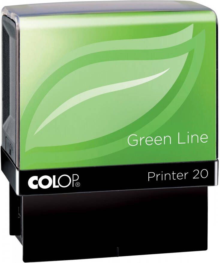Colop stempel Green Line Printer 20 max. 4 regels voor Nederland ft. 14 x 38 mm