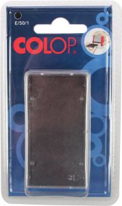 Colop stempelkussen zwart voor stempel P50 blister van 2 stuks