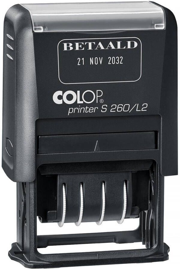 Colop tekststempel met datum Printer tekst: BETAALD