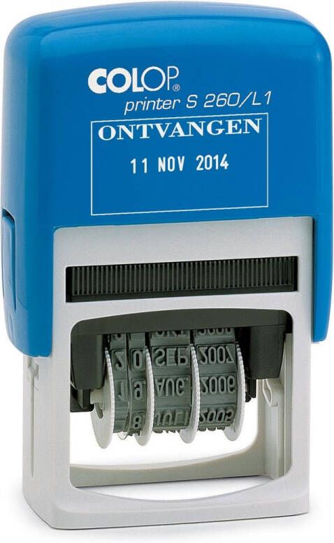 Colop tekststempel met datum Printer tekst: ONTVANGEN