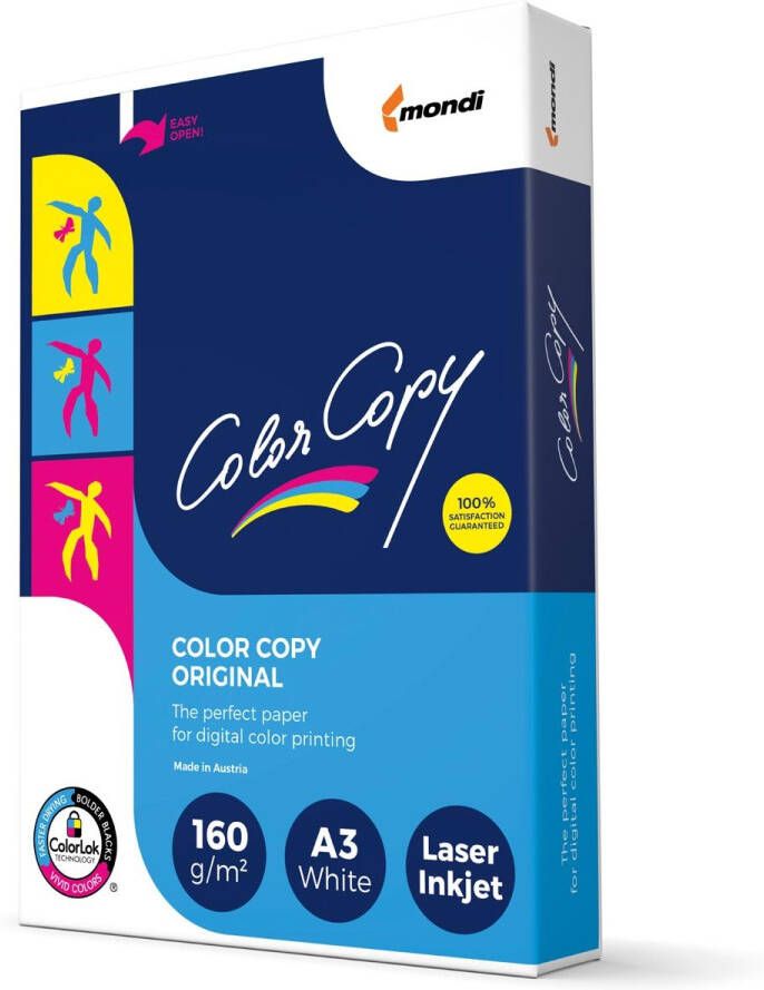 Merkloos Color Copy printpapier ft A3 160 g pak van 250 vel