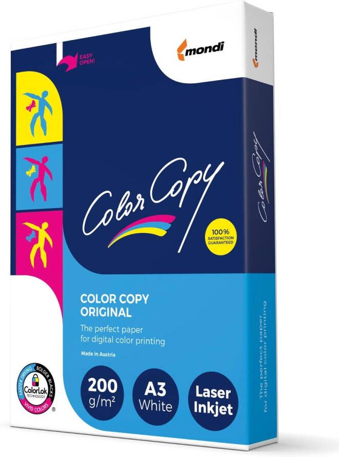 Merkloos Color Copy printpapier ft A3 200 g pak van 250 vel