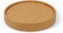 IEZZY horeca en catering Bekerdeksel IEZZY Ã98mm kraft 25 stuks - Thumbnail 1