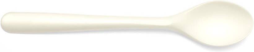 Conpax Folia dessertlepel herbruikbaar uit CPLA 14 5 cm wit pak van 50 stuks