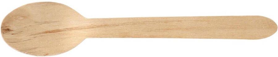 Conpax Lepel uit hout 16 5 cm pak van 250 stuks