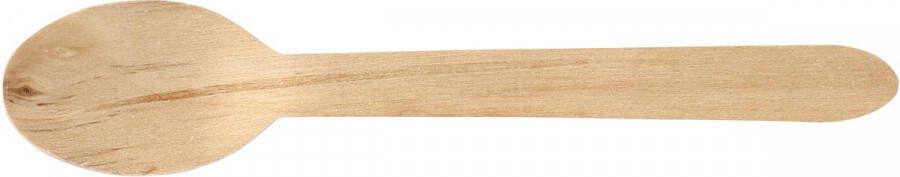 Conpax Lepel uit hout 16 5 cm pak van 250 stuks