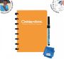 Correctbook A5 Original: uitwisbaar herbruikbaar notitieboek blanco Peachy Orange (oranje) - Thumbnail 3