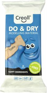 Creall Boetseerpasta Do &amp Dry terracotta happy ingredients pak van 1 kg