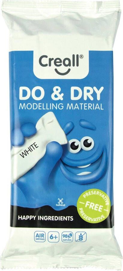 Creall Boetseerpasta Do & Dry wit happy ingredients pak van 1 kg