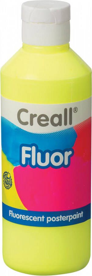 Creall Plakkaatverf fluor 01 geel 250 ml