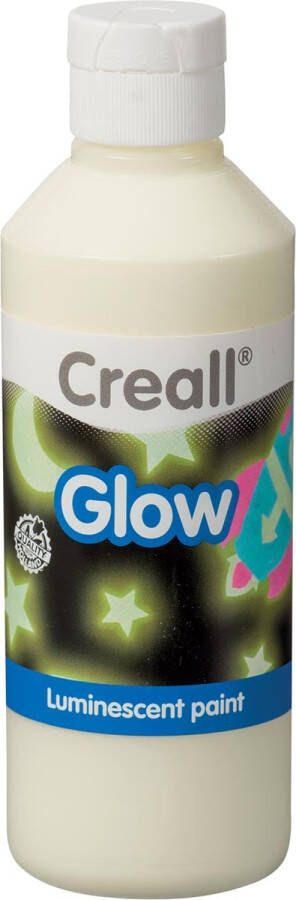 Creall Plakkaatverf glow in the dark groen 250 ml