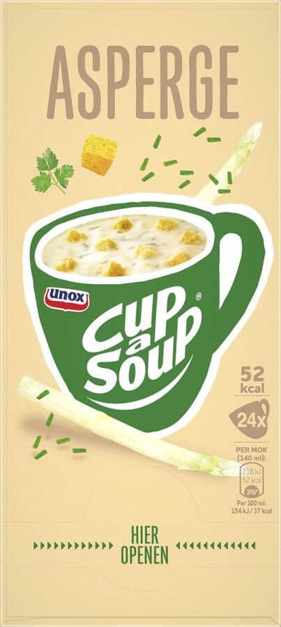 Cup A Soup asperge 140 ml pak van 24 porties