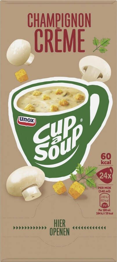 Cup A Soup champignon crème 140 ml pak van 24 porties