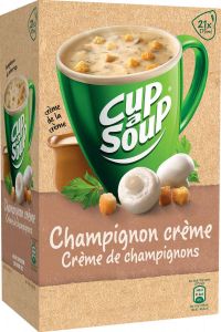 Cup A Soup Cup-a-Soup champignon crème met croutons pak van 21 zakjes