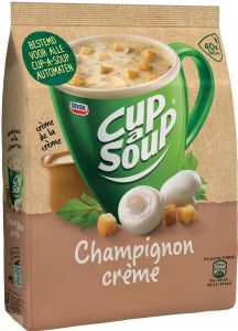 Cup A Soup Cup a Soup champignon crème met croutons voor automaten 40 porties