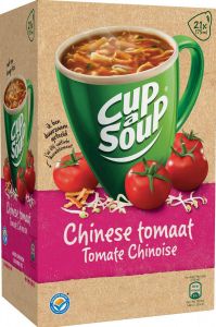 Cup A Soup Cup-a-Soup Chinese tomaat pak van 21 zakjes