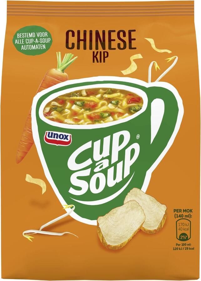 Cup A Soup Cup-a-Soup vending chinese kip 140 ml zak van 40 porties